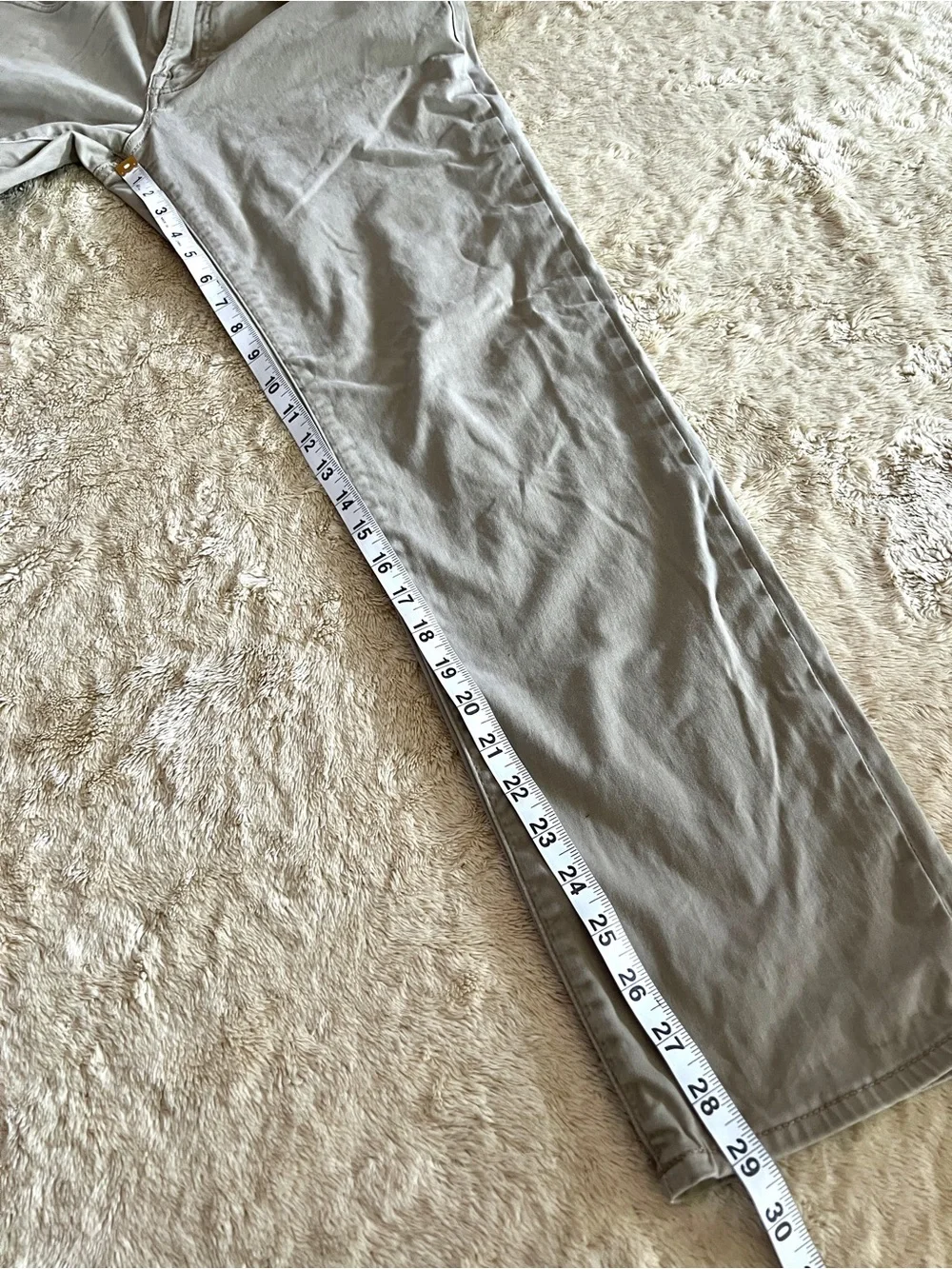LUCKY BRAND Men's Tan Khaki 121 Heritage Slim Jeans Size 32x30
